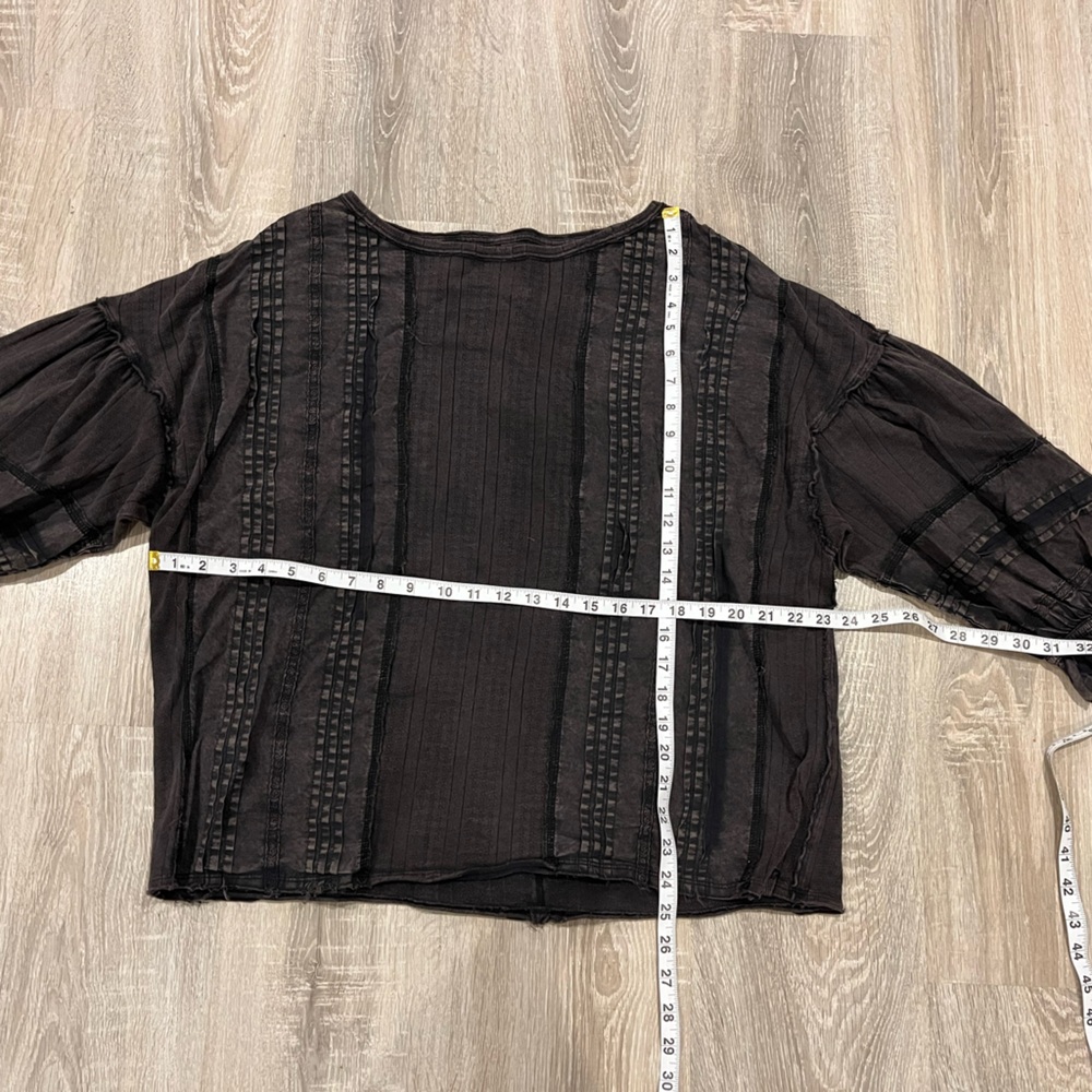 Free People Black Long Sleeve Top - Picture 5 of 7